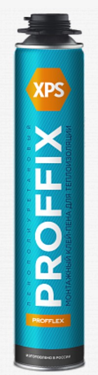 Монтажная клей-пена Profflex Proffix XPS